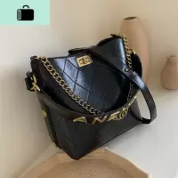 网红大容量包包女2020新款潮韩版百搭单肩斜挎ins时尚手提水桶包NEW LAKE女手包