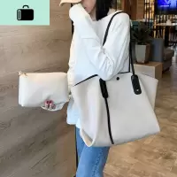 包包2020新款潮韩版手提单肩包大容量女包时尚百搭ins超火托特包NEW LAKE女士单肩包