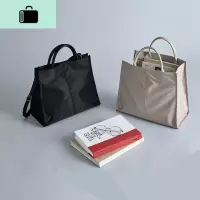 原创韩国简约尼龙商务公文包女OL轻便防水手提包学生单肩斜挎书包NEW LAKE运动休闲包男