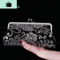 穿旗袍配的包包中国风手拿包复古刺绣手包名媛优雅手提包女小包搭NEW LAKE