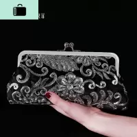 穿旗袍配的包包中国风手拿包复古刺绣手包名媛优雅手提包女小包搭NEW LAKE