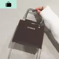 ins小包包女2020新款潮韩版百搭斜挎chic链条单肩时尚漆皮手提包NEW LAKE女士单肩包