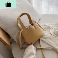 夏季手提单肩斜挎水桶包2020新款潮网红高级质感小包包女软皮百搭NEW LAKE女手包