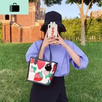 手提包女小包气质手拎时尚菜篮子女包百搭托特包2020新款潮单肩包NEW LAKE