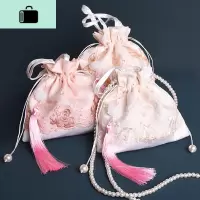 簪娘原创汉服荷包流苏斜跨刺绣古风包包仙女配饰手提绣花随身包女NEW LAKE女手包