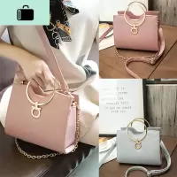 手提包女2020新款韩版女包链条单肩包简约百搭小方包斜跨小包包潮NEW LAKE女士单肩包