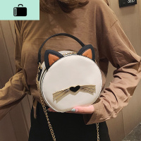 网红卡通可爱蹦迪包包女2020新款韩版百搭单肩斜挎时尚手提小圆包NEW LAKE女士单肩包