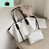 休闲单肩大包包女2020新款潮韩版百搭大容量简约时尚手提包托特包NEW LAKE