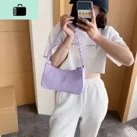 夏天小包包2020新款潮手提单肩包斜挎包女百搭ins复古链条腋下包NEW LAKE女士单肩包