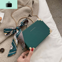 高级感包包时尚丝巾手提包女2020新款韩版百搭ins链条单肩斜挎包NEW LAKE