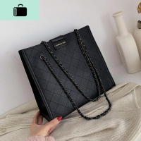 菱格包女2020新款链条包斜挎包时尚休闲包韩版大容量手提包托特包NEW LAKE女士单肩包