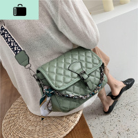 网红菱格链条包包2020新款潮时尚大容量宽带单肩斜跨包女百搭insNEW LAKE女士单肩包