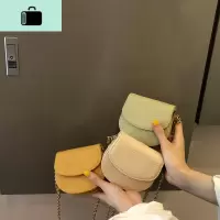 迷你可爱小包包2020流行的零钱包纯色双开口单肩斜挎包链条包女夏NEW LAKE女士单肩包