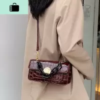 上新质感小包包女2020春夏新款潮简约链条包单肩百搭高级感斜挎包NEW LAKE女士单肩包