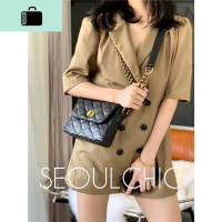 包包女包潮菱格链条包2020新款质感小方包时尚百搭单肩斜挎流浪包NEW LAKE女士单肩包