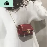 上新包包2020新款韩版潮单肩女包洋气时尚百搭ins斜挎链条小方包NEW LAKE女士单肩包