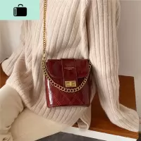 网红ins超火小包包女2020新款流行百搭单肩斜挎包链条时尚水桶包NEW LAKE女士单肩包
