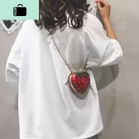 夏天迷你小包包女包新款2020个性百搭可爱水果包链条单肩斜挎包潮NEW LAKE女士单肩包