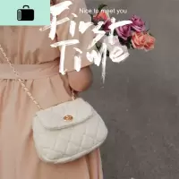 thismay2020春季韩版菱格链条云朵包ins休闲百搭单肩斜跨小包女NEW LAKE女士单肩包