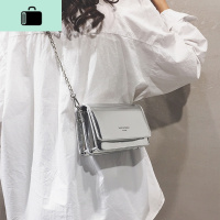 2020新款潮包包单肩小方包韩版chic链条斜挎包女包亮面小方包NEW LAKE女士单肩包