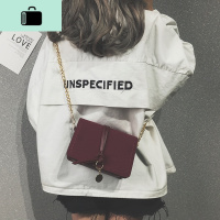 港风质感小包女2020新款潮韩版百搭复古斜挎包chic链条网红小黑包NEW LAKE女斜挎包