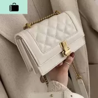 网红洋气小包包女2020新款潮韩版百搭斜挎包菱格链条包时尚小方包NEW LAKE女斜挎包