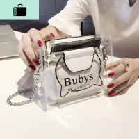 夏天包包女包2019小清新ins透明斜挎包2020新款潮百搭迷你链条包NEW LAKE女斜挎包