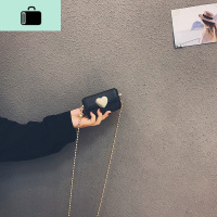 网红小包包女包2020新款潮洋气少女学生斜挎包百搭迷你爱心链条包NEW LAKE女斜挎包