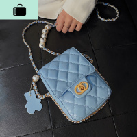 绣线小包包洋气女包2020流行新款潮时尚网红斜挎包百搭链条小方包NEW LAKE女斜挎包