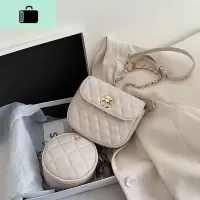 高级感小包包女2020新款潮韩版菱格链条斜挎包百搭ins网红小方包NEW LAKE女斜挎包