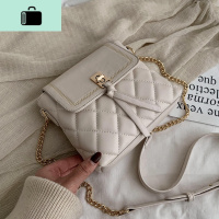 高级感小包包女包2020新款潮时尚百搭菱格链条包斜挎包网红水桶包NEW LAKE女斜挎包