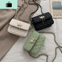 上新小包包女包新款2020潮秋季韩版百搭流行时尚菱格链条斜挎包NEW LAKE女斜挎包