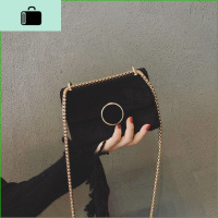 chic链条包包女2020新款韩版丝绒迷你小方包简约百搭单肩斜挎包潮NEW LAKE女士单肩包