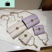 网红ins超火小包包女2020夏季新款潮时尚流行菱格链条斜挎单肩包NEW LAKE女士单肩包