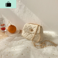 小包包女包2020潮新款夏天时尚菱格链条包百搭ins斜挎褶皱云朵包NEW LAKE女士单肩包