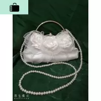 复古斜挎花朵珍珠仙女包温柔风ins链条包百搭仙气包小清新淑女包NEW LAKE女士单肩包