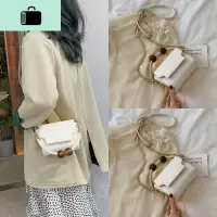 仙女白色森系迷你夏天夏季小清新小包包女2020新款潮百搭斜挎链条NEW LAKE女士单肩包