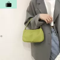 ins超火尼龙腋下包女包包2020新款潮时尚手提法棍包休闲单肩包NEW LAKE女士单肩包