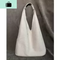 原创手工小众设计师新款休闲帆布包女中包简约百搭复古文艺单肩包NEW LAKE女士单肩包