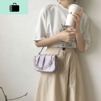 夏天小包包女斜挎包2020新款潮褶皱包百搭ins亚克力珍珠包腋下包NEW LAKE女士单肩包