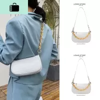 夏天白色包包女包2020新款潮法式网红腋下包时尚潮流百搭链条斜挎NEW LAKE女士单肩包