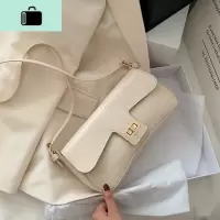 法式小众奶茶紫色腋下包包女2020新款网红手提法棍包高级感洋气包NEW LAKE女士单肩包