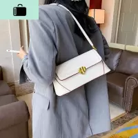 法式腋下包女包2020夏季新款潮韩版时尚单肩手提包百搭中古法棍包NEW LAKE女士单肩包