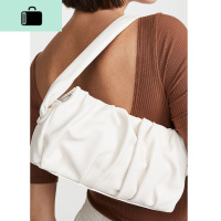 简约风小众设计气质软皮褶皱单肩腋下包女2020新款休闲百搭手提包NEW LAKE女士单肩包