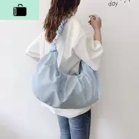 网红大包包2020新款斜挎包潮女百搭ins云朵包chic褶皱单肩腋下包NEW LAKE女士单肩包