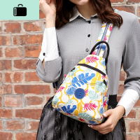 两用女士胸包斜挎双肩背 2020运动休闲新款胸前背包帆布单肩包包NEW LAKE女士双肩包