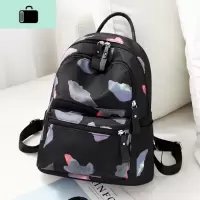 双肩包女2020新款牛津布百搭时尚帆布轻便超火书包尼龙旅游小背包NEW LAKE