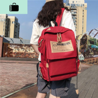帆布双肩包大容量旅行电脑男士背包情侣学院风女初高中学生书包NEW LAKE