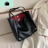 网红chic休闲质感大包包女2020新款韩版时尚大容量百搭单肩托特包NEW LAKE女士单肩包