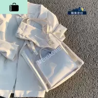 网红透明托特子母三件套购物袋包包女新款2020夏季时尚单肩手提包NEW LAKE女士单肩包